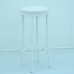 Metal beyaz tabure modern kokteyl ve etkinlik modeli