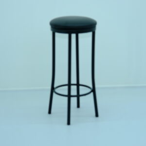 Siyah metal tabure modern kokteyl ve bistro organizasyon modeli